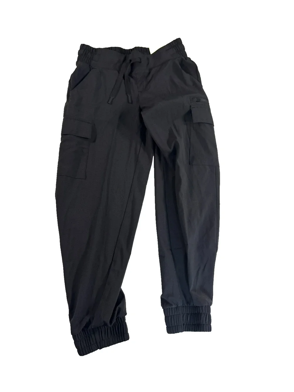 All In Motion Kids Active Light Cargo Jogger Pants Black Size S 6/7 NWT